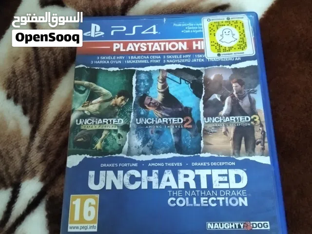 سيدي uncharted 4 ps4 ب15 دينار (لم يتم اللعب فيه كثيرًا )