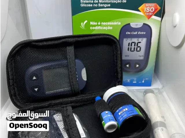 جهاز السكري  One Call Extra جهاز فحص نسبة السكر بالدم مراقبة الجلوكوز في الدم مع شرائح