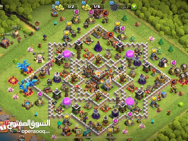 حساب سوبر سيل كلاش روبال+كلاش أف كلانس