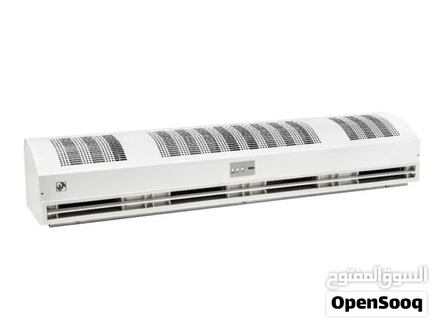 ستارة هوائية تركب فوق الباب تنفخ تيار هواء قوي لاسفل لمنع تسريب الهواء