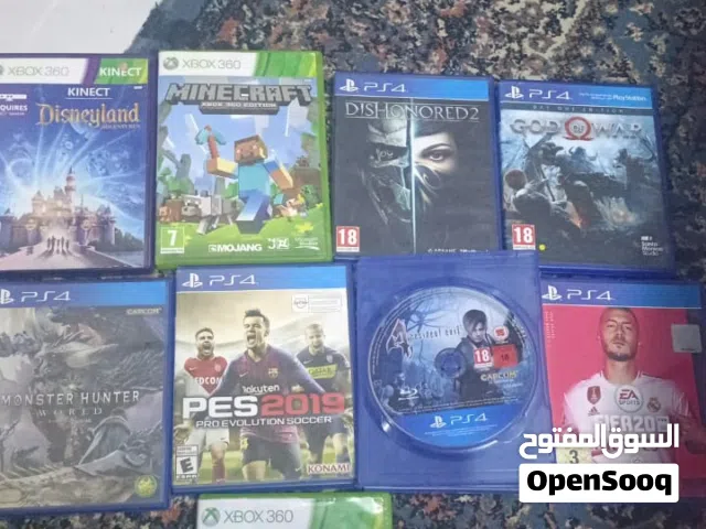 أقراص او سيديهات ps4  و 360 xbox ب أقل أقل الأسعار يعني ( وفر اكثر العب اكثر )
