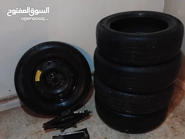 اطارات 17و كريك و اطار احتياط