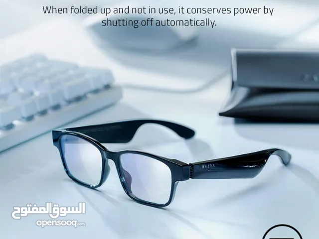 نظارات ذكية من شركة Razer
سماعات بلوتوث للمكالمات
+ عدسات شمسية - جديدة تماما لم تستخدم