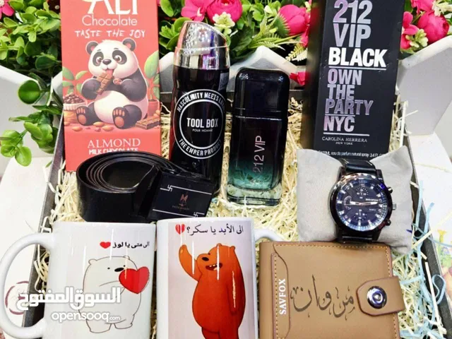 بوكس هدايا رجالي متكامل وشيك جدا ومناسب لجميع الاذواق