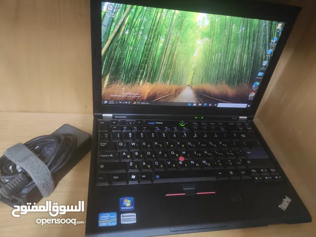 لابتوب لينوفو thinkpad كور i5 شغال مية المية فقط 250 شيكل