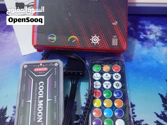 هاب مراوح 6 بن مع الريمونت جديد لوك غير مستخدم