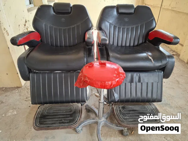 4 كراسي حلاق وصالون 2 كبار 2 صغار مع كرسي  صغير