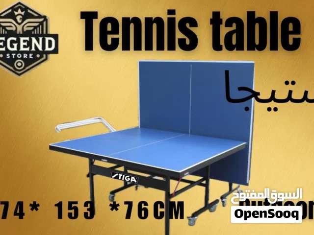 طاولة تنس ستيجا اصلي المفرق بسعر الجمله مع المضارب والطابات