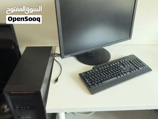 Lenovo ThinkStation P310 Xeon Workstation  32GB RAM  SSD + 1TB HDD  24” Lenovo Monitor + Keyboard