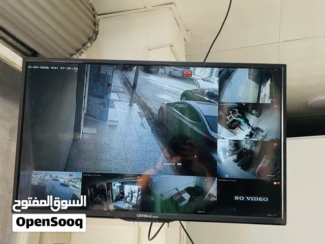 نظام DVR + 7 كاميرات مراقبة + شاشة LED للبيع
