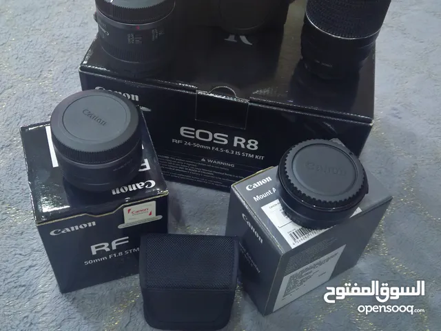( فول فريم ) استخدام أقل من شهر وغير مستخدمه الا مرات R8 مع العدة كامله