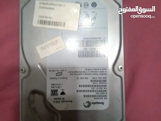 هارد ديسك 80 جيجا بحاله جيده