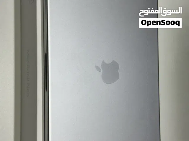 ماك بوك نيو نظيف جدا استخدام مره واحده باقي على ضمان ابل مع الكرتون والشاحن الاصلي