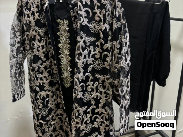 Black golden 4 piece pakistani suit