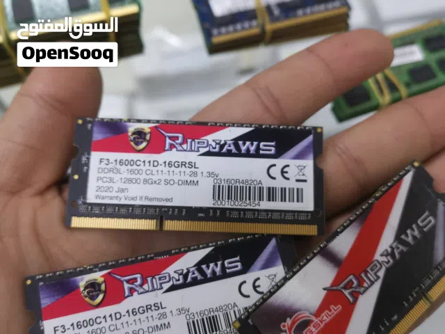 ذاكرة العشوائية RAM DDR3L DDR2 لاب توب كمبيوتر