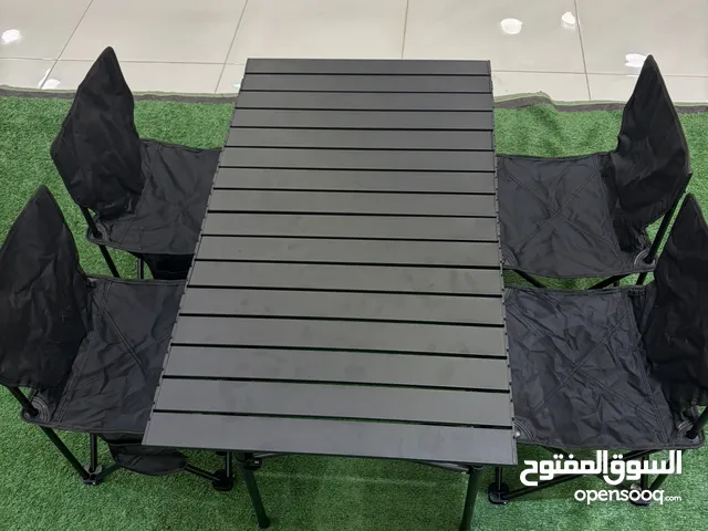 طاولة حديقة 4 كراسي قابلة لطي