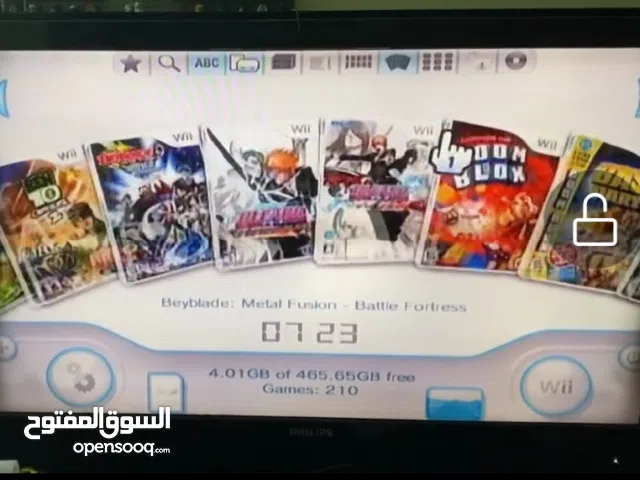 وي نيتيندو مهكر هارد مع 200 لعبه قويه جدا