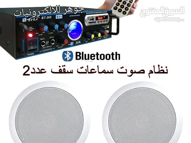 سماعات سقف عدد 2 مع امبلفير صوت نظام صوت