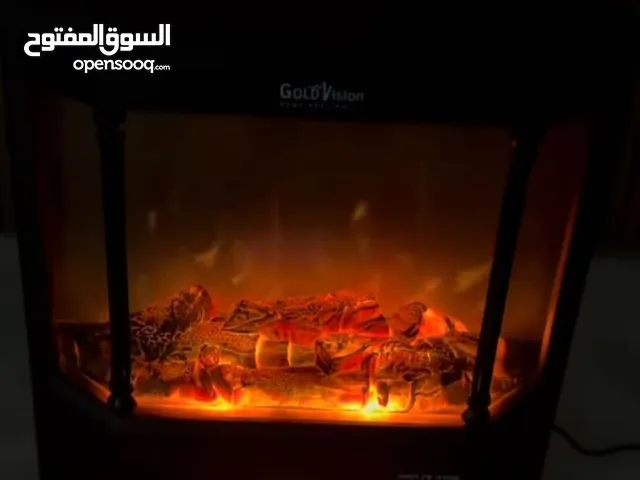 صوبة فايربليس ديكورية فاخرة   قوة 2000 واط لتدفئة عالية جداً 3 أعمدة + هيتر هواء