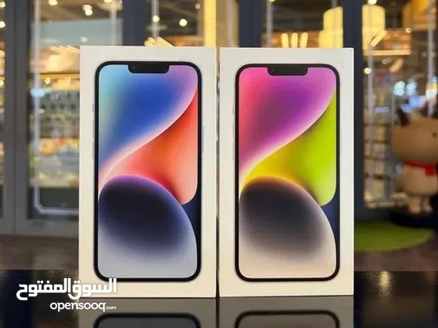 iPhone. 14 plus. 128GB . A/AA . جديد كفالة الشرق الاوسط