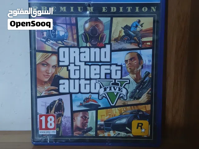 قرص GTA5 مستعمل ممتاز وشغال