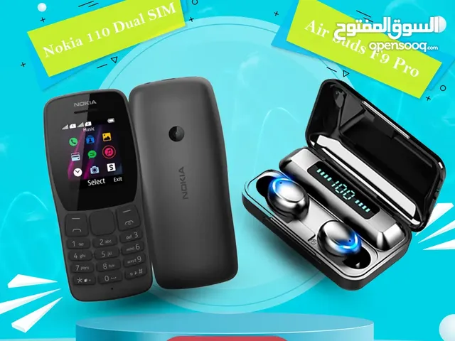 Nokia 110 Dual SIM+Air buds f9 pro