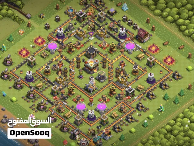 TH 11  1300+ Gems  Skin on King  14 Million loot
