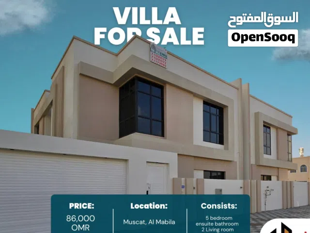 387 m2 More than 6 bedrooms Villa for Sale in Muscat Al Maabilah