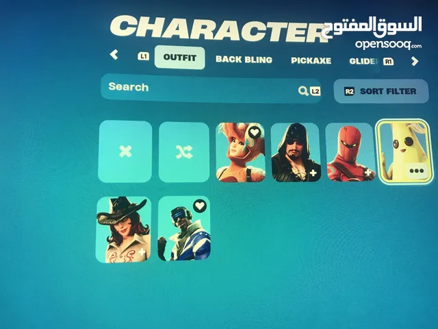 للبيع حساب فورت نايت و العاب أخرى