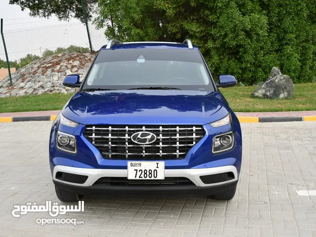 Cars for Rent Hyundai - VENUE - 2022 - Blue   Small SUV - Eng 1.6L