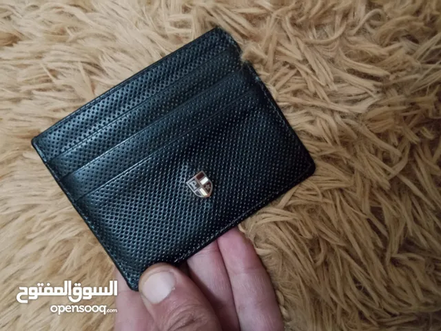 محفظة بطاقات جلدية فاخرة US POLO ASSN للرجال مصنوعة من اجود انواع الجلود الأصلية الطبيعية 100 ٪