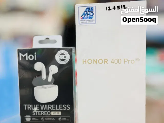 HONOR 400 Pro 5G 12GB RAM 512GB Combo offer Bluetooth and cose and Screen protector free offer price