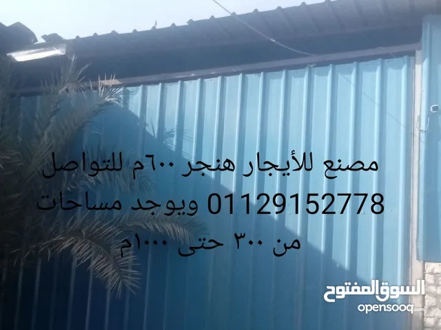 مصنع للأيجار هنجر 600م