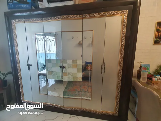 6 door wardrobe with mirrors for bedroom