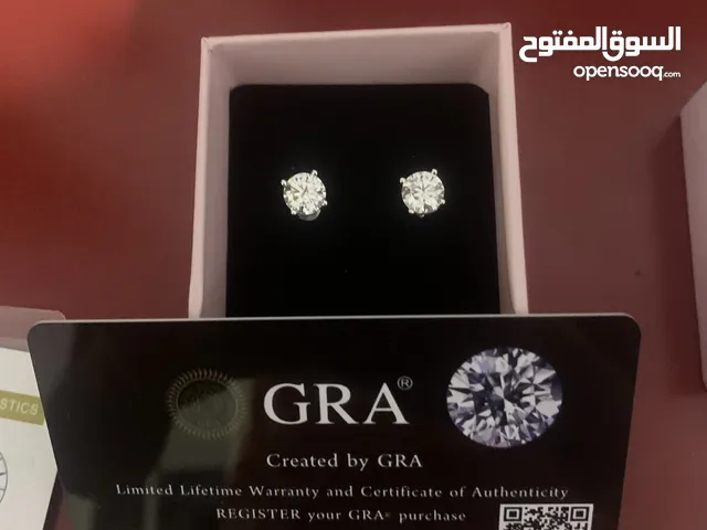 Boucles d’oreilles Diamond Moissanite أقراط الماس الموزانيت