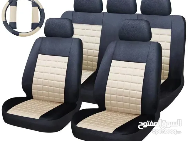 قطعة غطاء مقعد مع غطاء  seat cover with steering cover