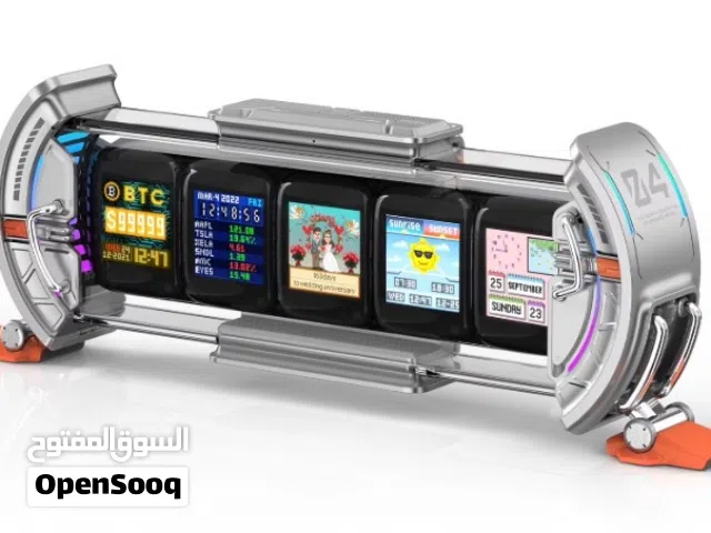 Divoom Times Gate Cyberpunk Digital Clock with Smart App Control, WiFi, RGB LED Lighting, Personaliz