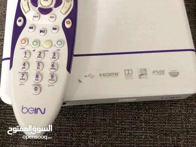 رسيفر bein sports من اشتراك 6 اشهر جهاز استخدام بسيط جدا معه ريموت الاصلي