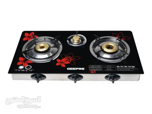 3-Burner Gas Cooker  Stainless Steel frame