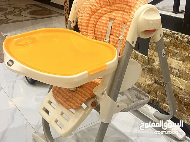 كرسي اطفال + حاجز للطفل