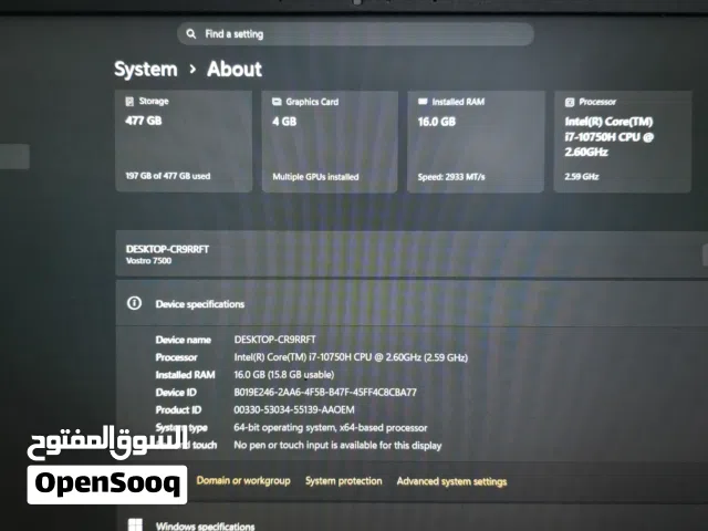 لابتوب ديل فوستر للبيع