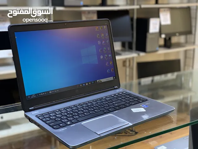 أتش بي ممتاز للمنظومات كور5جيل4 رام8ج هارد SSD 256 شاشه 15.6 ضمان شهر