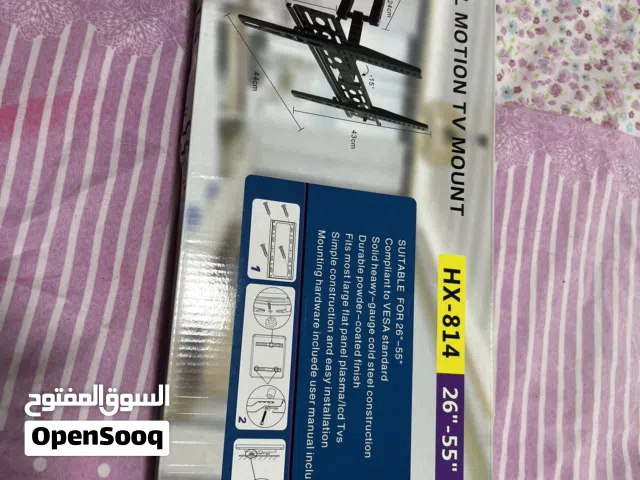 ستاندات جديده ضمان سنه الي 65 بوصه متحرك مع كامل الاكسسوارات new wall bracket movable warranty 1 y