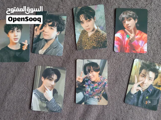 an official photocard that was included with the BTS Official Light Stick ، fake love photo