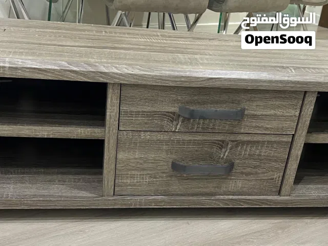 wooden Tv stand gray