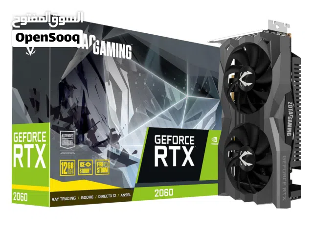 سلام عليكم متوفر كرت شاشة حاله ممتازه RTX 2060 G6
