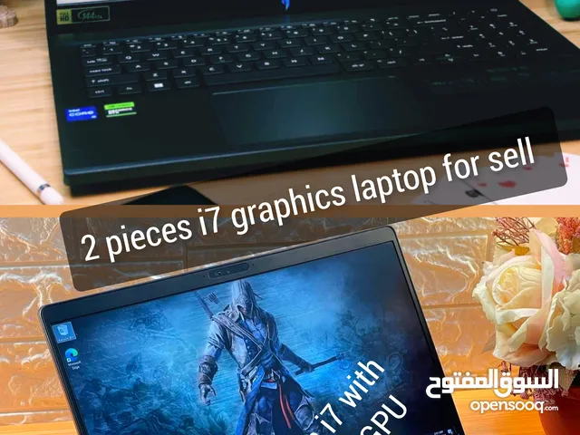 2 pieces i7 graphics laptop for sell