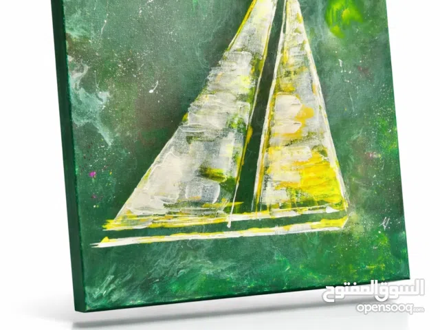 Abstract painting for sale. Small format, canvas on stretcher, textured acrylic painting.