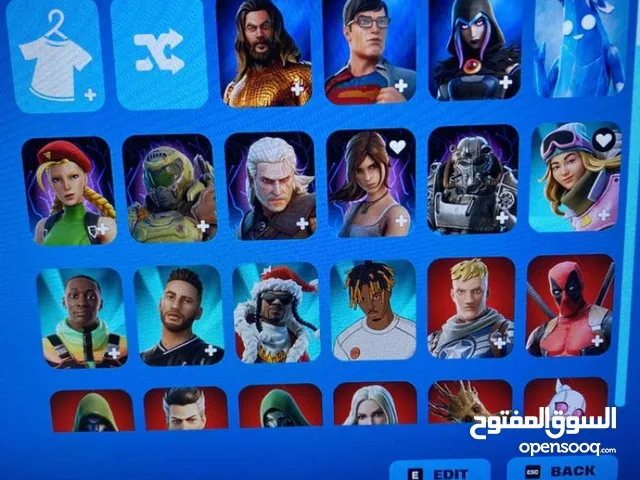 حساب فورت نايت مميز لل بيسي و السوني 4-5 و استلام المبلغ عن طريق التحويل البنكي فقط