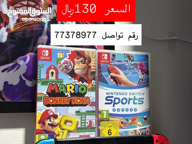 ننتندو سوتش اوليد مستعملة استعمال بييط جدا ( معلومة جميع الملحقات والالعاب الجديدة